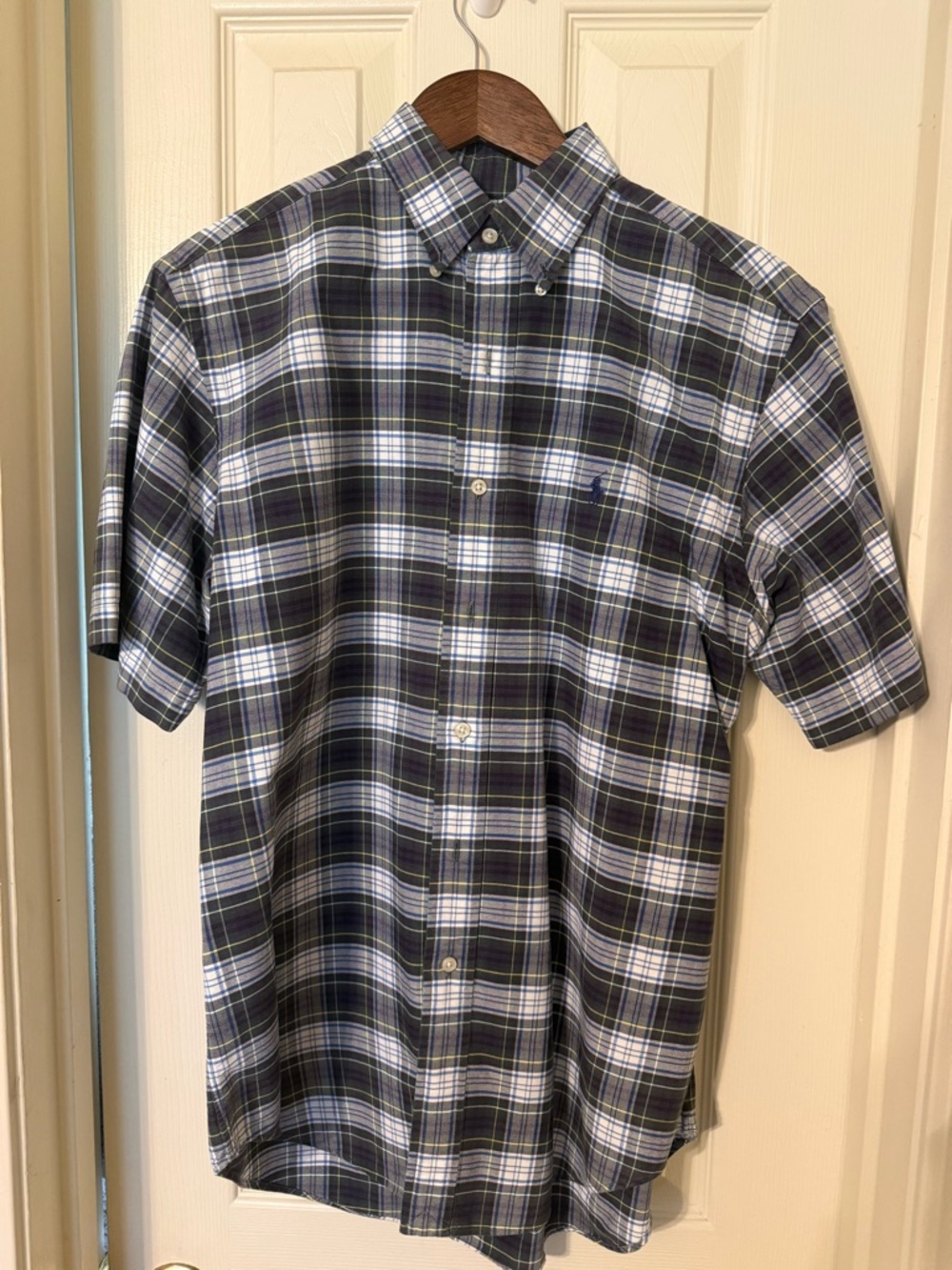 Polo by Ralph Lauren Short-Sleeve Plaid Button-Down M